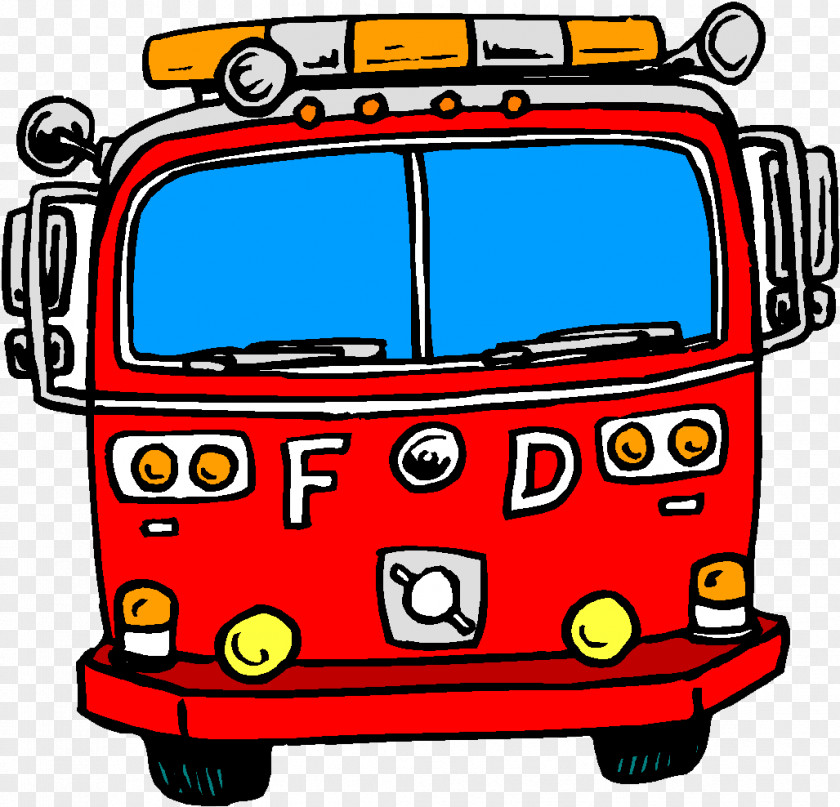 Car Fire Engine Firefighter Department Clip Art PNG