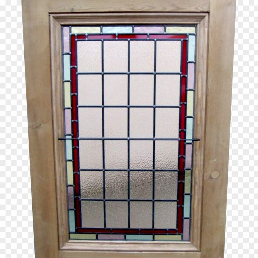 Glass Display Panels Window Stained Edwardian Era Door PNG