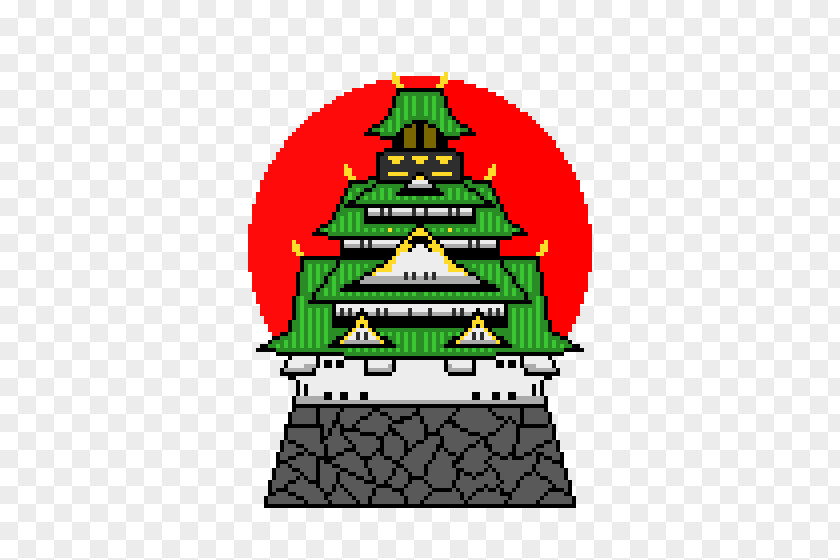 Japanese Castle Drawing Clip Art PNG