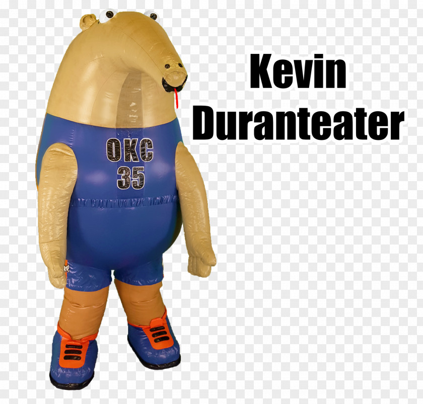 Kevin Durant ZOOperstars! Mascot Logo Cobalt Blue PNG