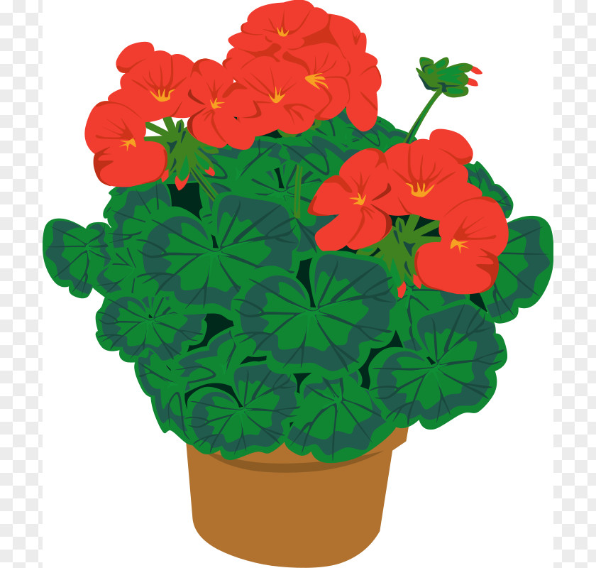 Lantana Flower Cliparts Houseplant Flowerpot Clip Art PNG