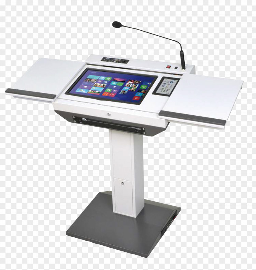 Podium Microphone 동양통상 Interactive Whiteboard Lecture Computer Monitor Accessory PNG