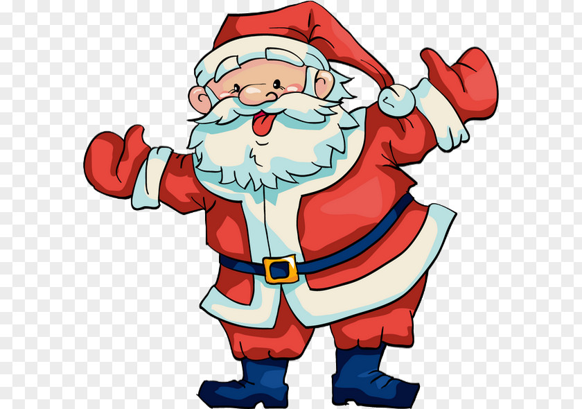 Santa Claus Christmas Cartoon Clip Art PNG