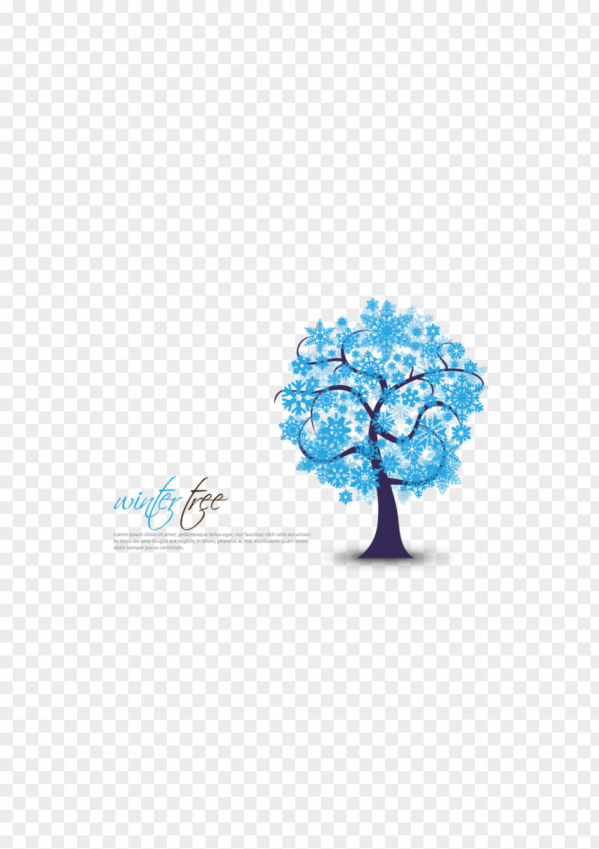 Winter Trees Vector Elements Euclidean Tree PNG