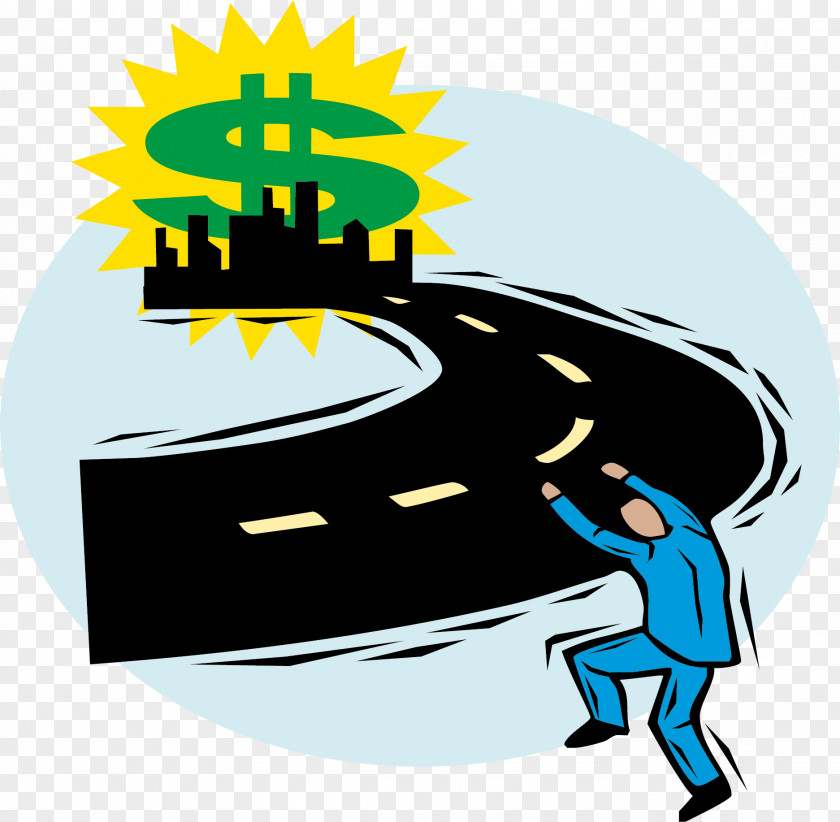 Creative Thinking Money Run Picture Clip Art PNG
