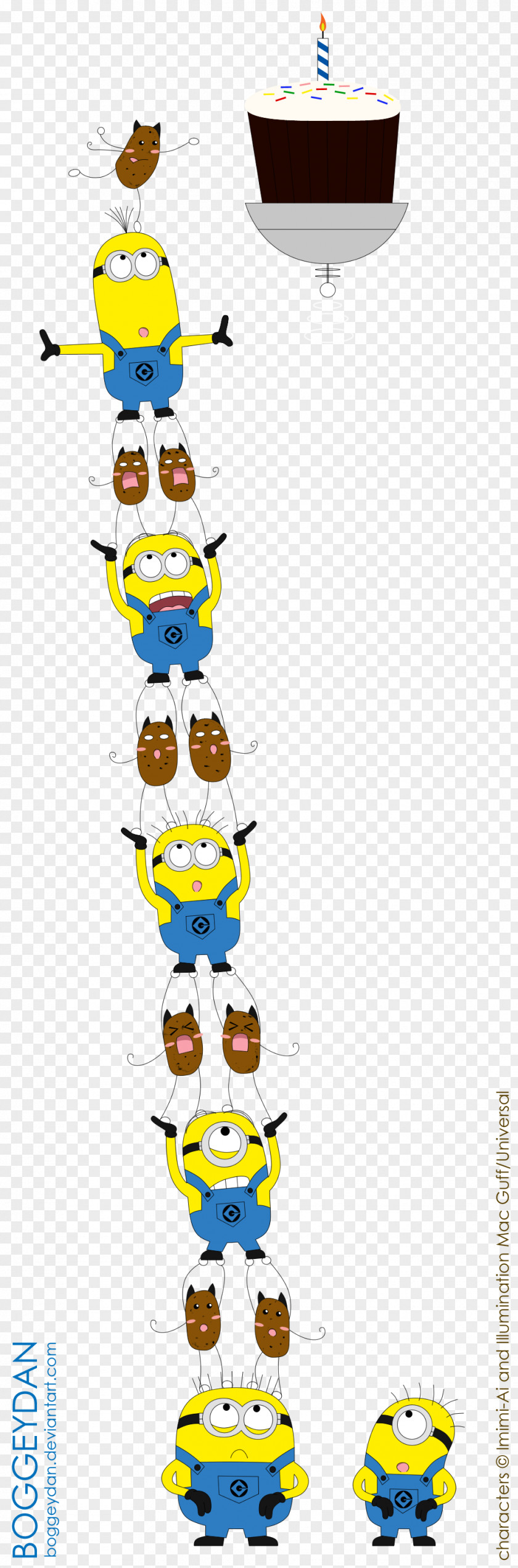 Cupcake Tower DeviantArt Work Of Art Artist Minions PNG