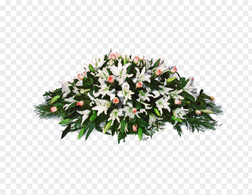 Funeral Floral Design Burial Flower Coffin PNG