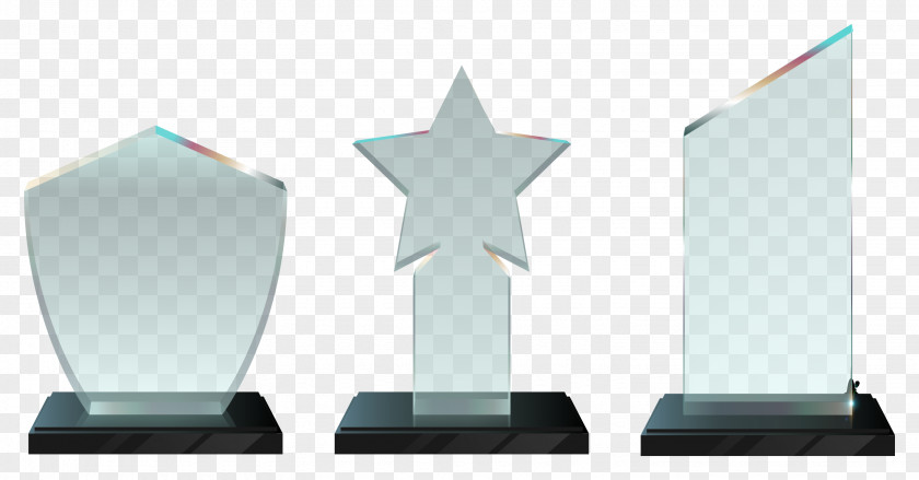 Glass Trophy Awards Vector Window PNG