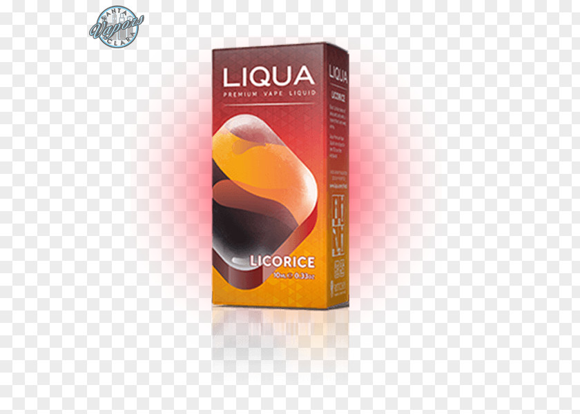Licorice Electronic Cigarette Aerosol And Liquid Flavor Santa Clara Vapors PNG