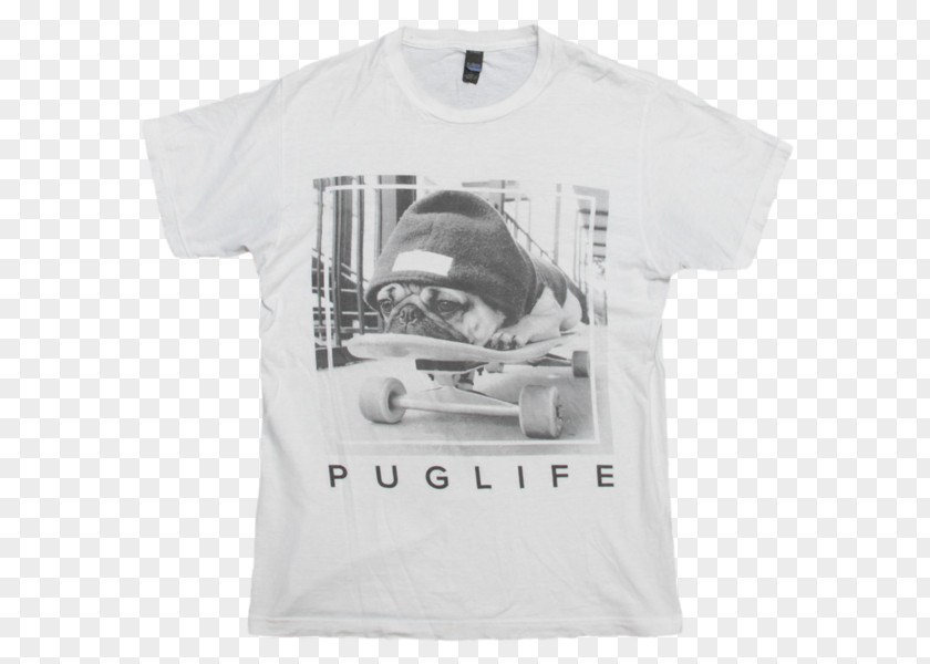 Pugs Not Drugs Pug T-shirt Bulldog Skateboarding Dog PNG