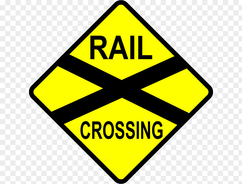 Signs And Symbols Rail Transport Level Crossing Train Crossbuck Track PNG
