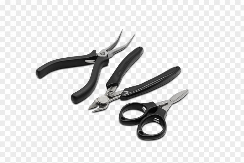 Tweezer Electronic Cigarette Hand Tool Screwdriver Diagonal Pliers PNG