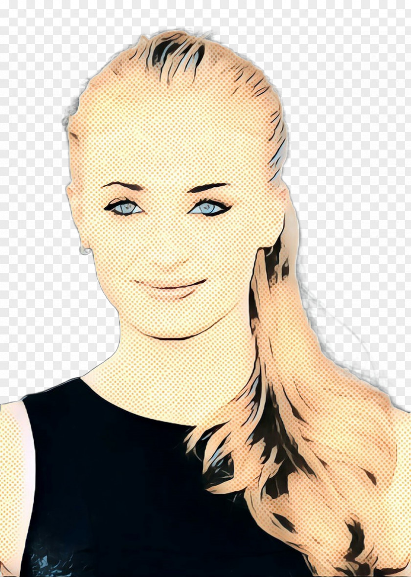 Blond Hair Coloring Brown Long PNG