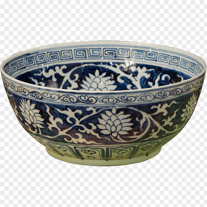 Blue And White Porcelain Pottery Bowl Ceramic PNG