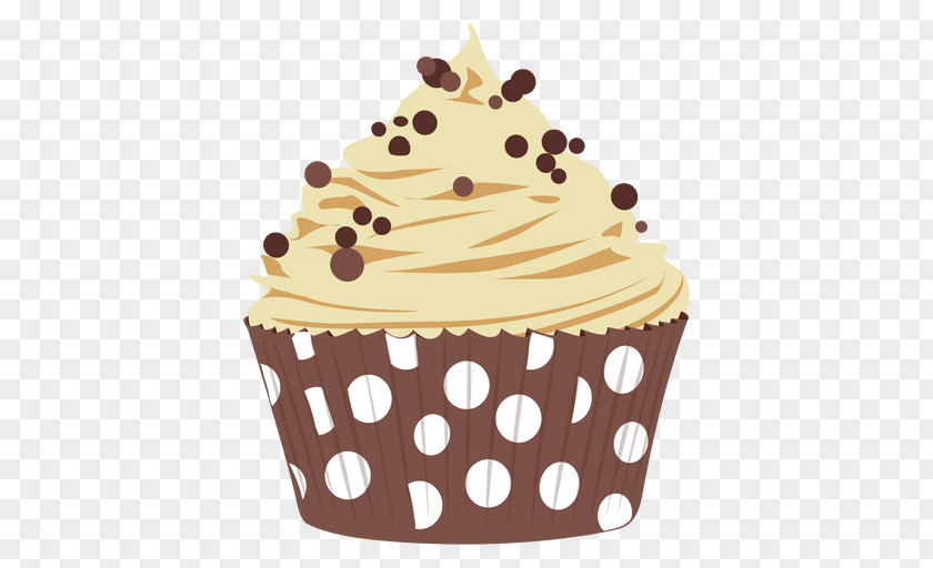 Chocolate Cupcake American Muffins Frosting & Icing Vector Graphics Illustration PNG