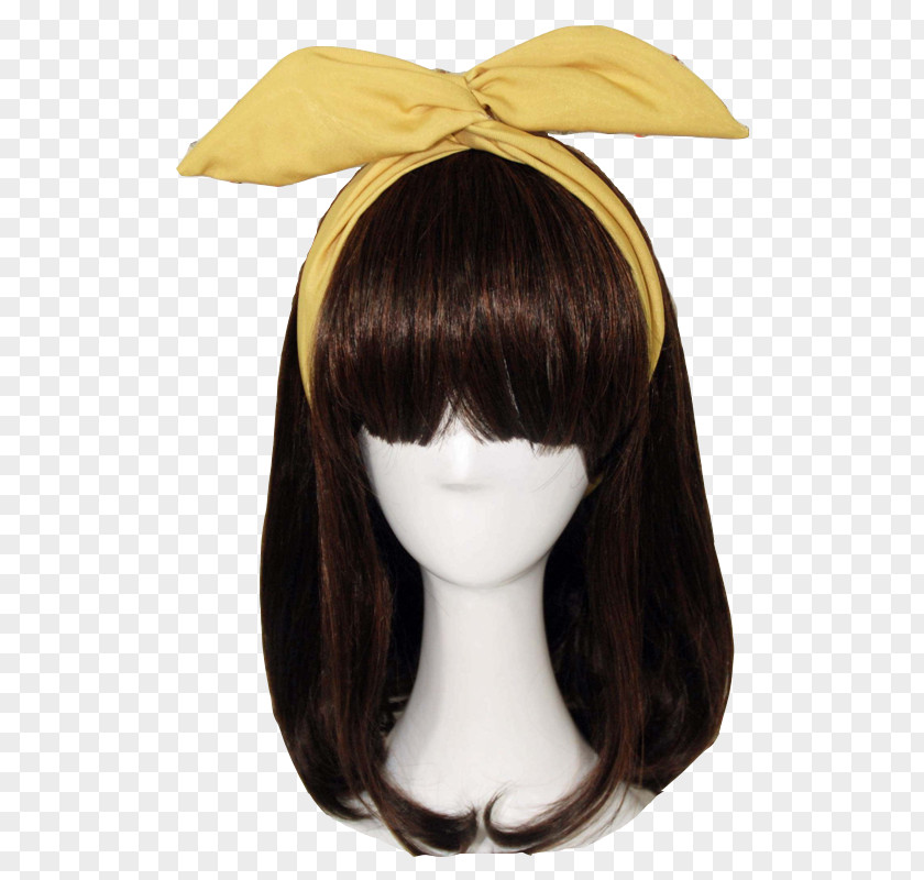 Cute Korean Hair Accessories Wig Barrette Headband Fashion Accessory PNG