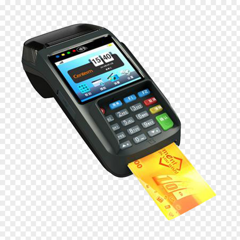 Offline Credit Card Machine Feature Phone PNG