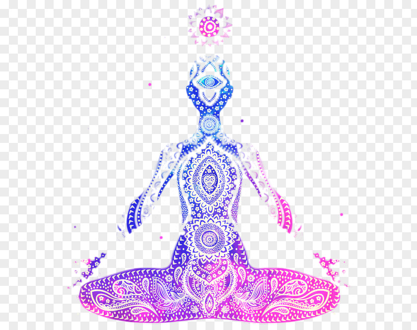 Yoga Magenta Cartoon PNG