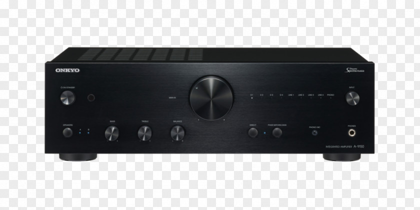 Best Seller ONKYO A-9150 2.0channels Home Wired Black Audio Amplifier Power AV Receiver PNG