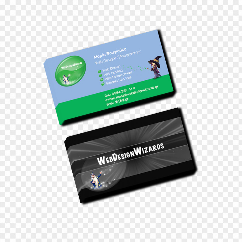 Business Card Designs WebDesignWizards (Greece) Cards Korinthou Davros Flyer PNG