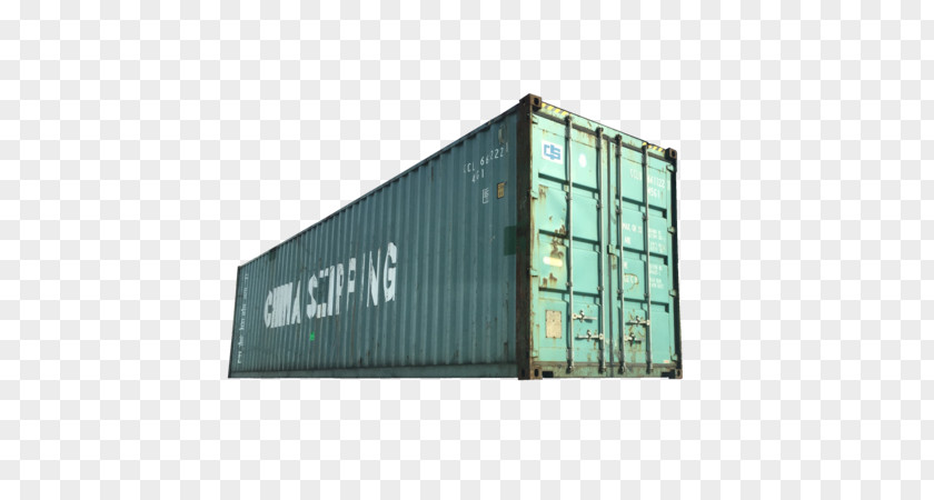 Chinese Wind Shipping Container Cargo Intermodal PNG