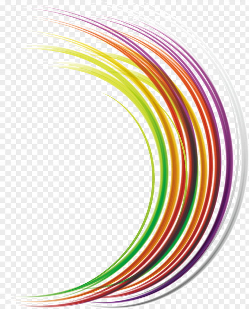Colorful Lines Drawing Line Art Illustration PNG