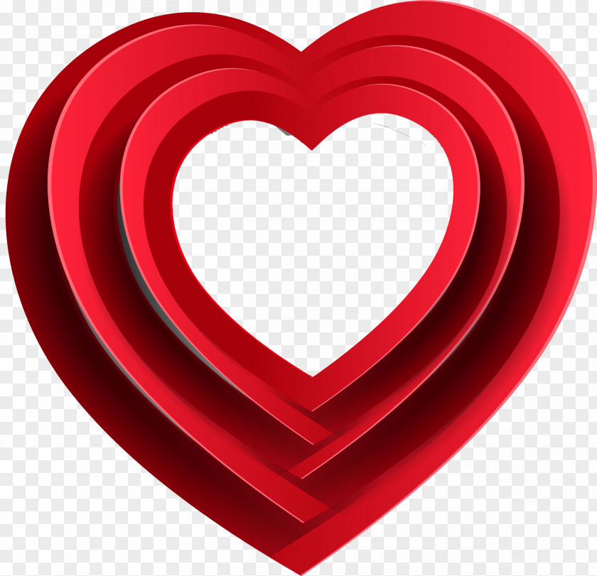 HERT Love Valentine's Day Red White Heart PNG