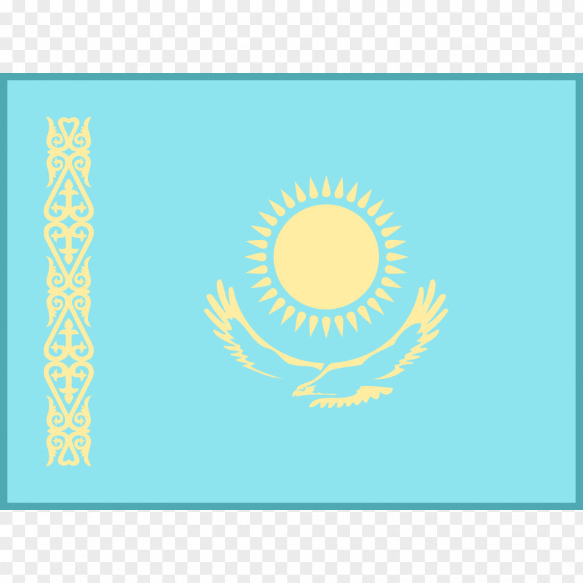 Kazakhstan Flag National Of Refrigerator Magnets PNG