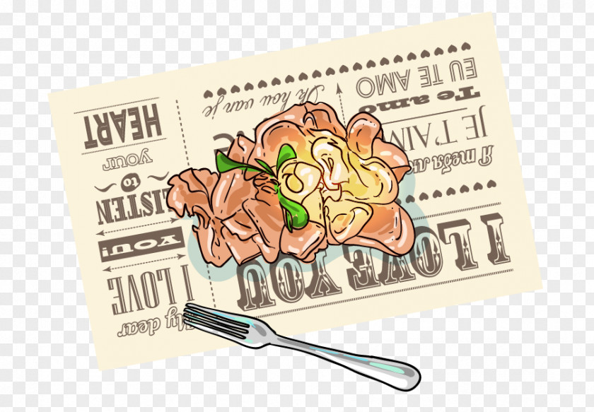 Luncheon Meat Text Cartoon Animal Illustration PNG