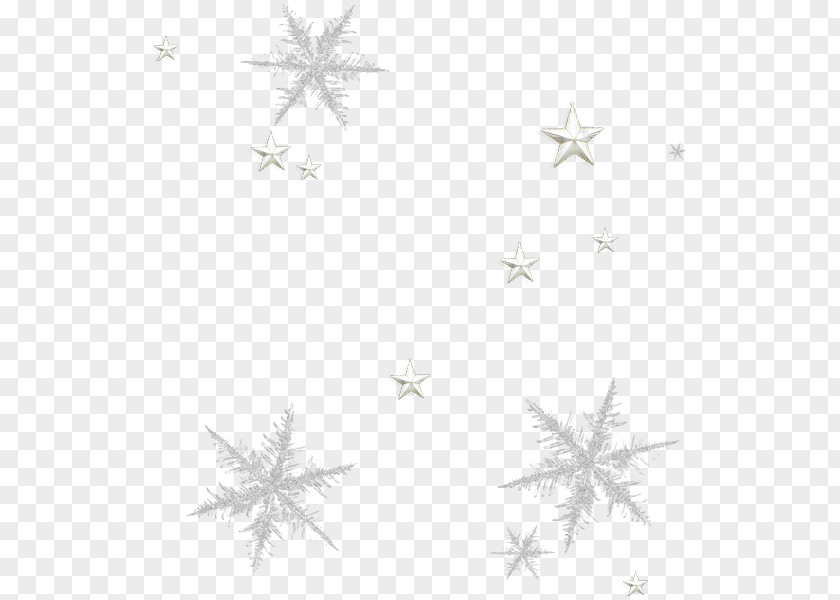 Pouring Snowflake Christmas Paper PNG