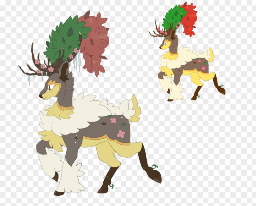 Reindeer Sawsbuck Deerling Drawing Pokémon Sun And Moon PNG