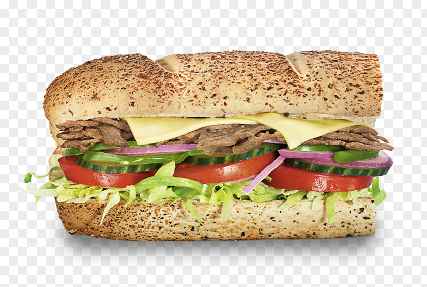 Steak Sandwich Submarine Salmon Burger Breakfast Subway Fast Food PNG