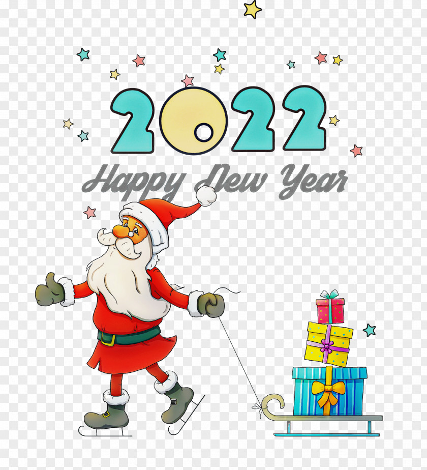 2022 Happy New Year PNG