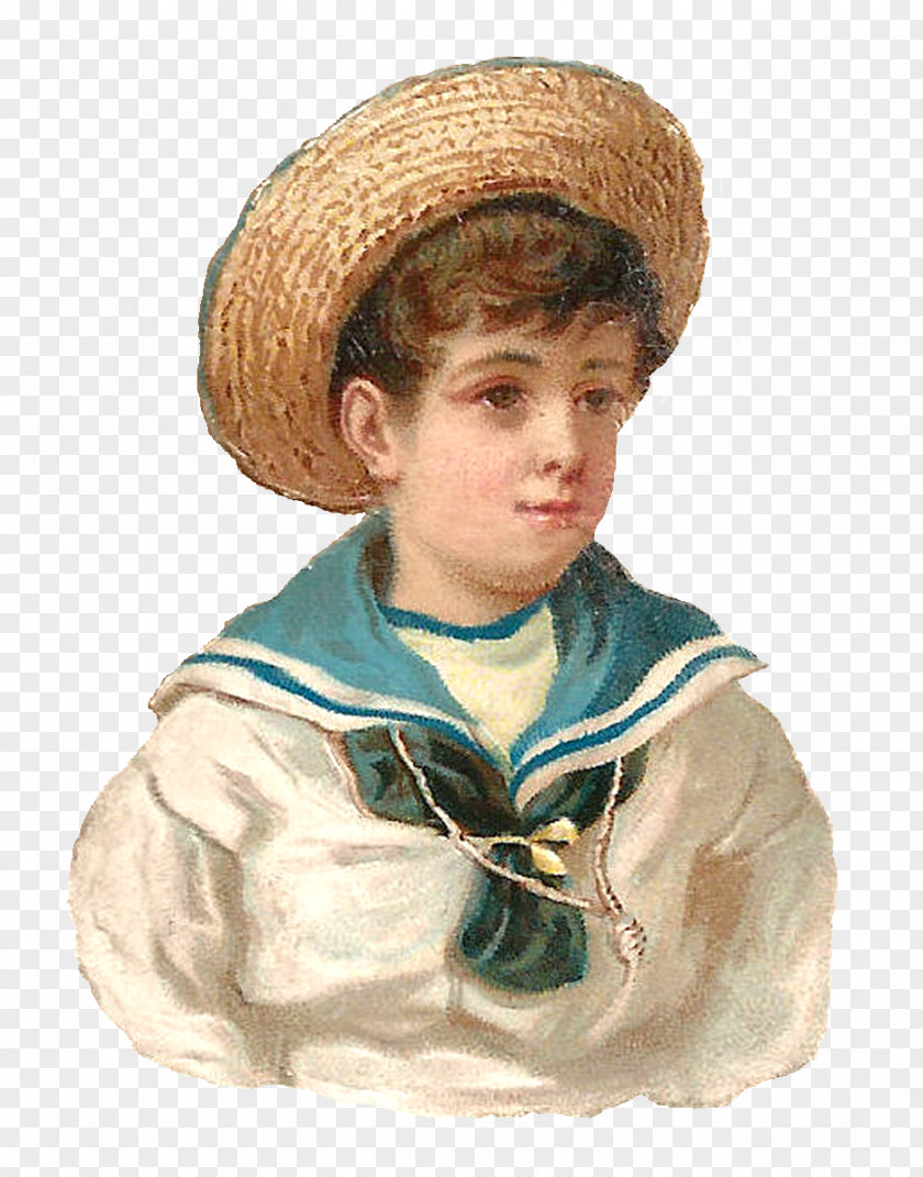 Boy Sailor (Portrait Of Robert Nunes) Clip Art PNG