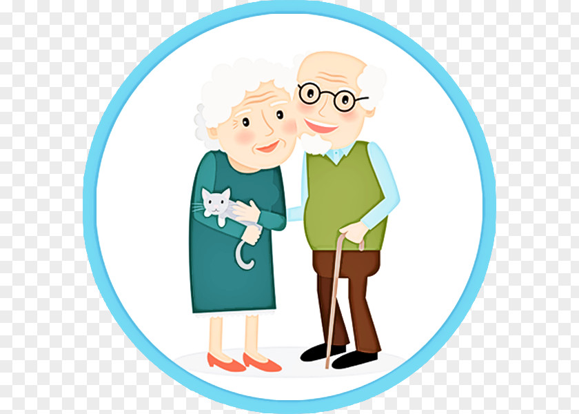 Cartoon Gesture Grandparent PNG