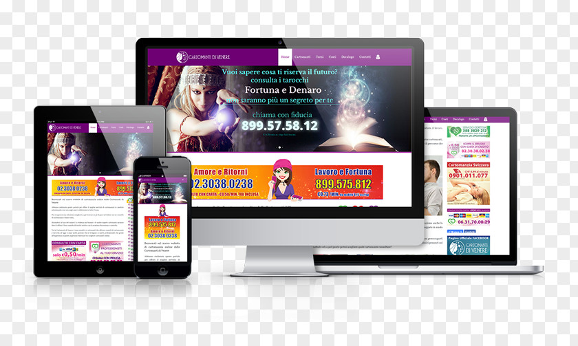 Creative Mockup Creazione Siti Web Digital Agency Huma PNG