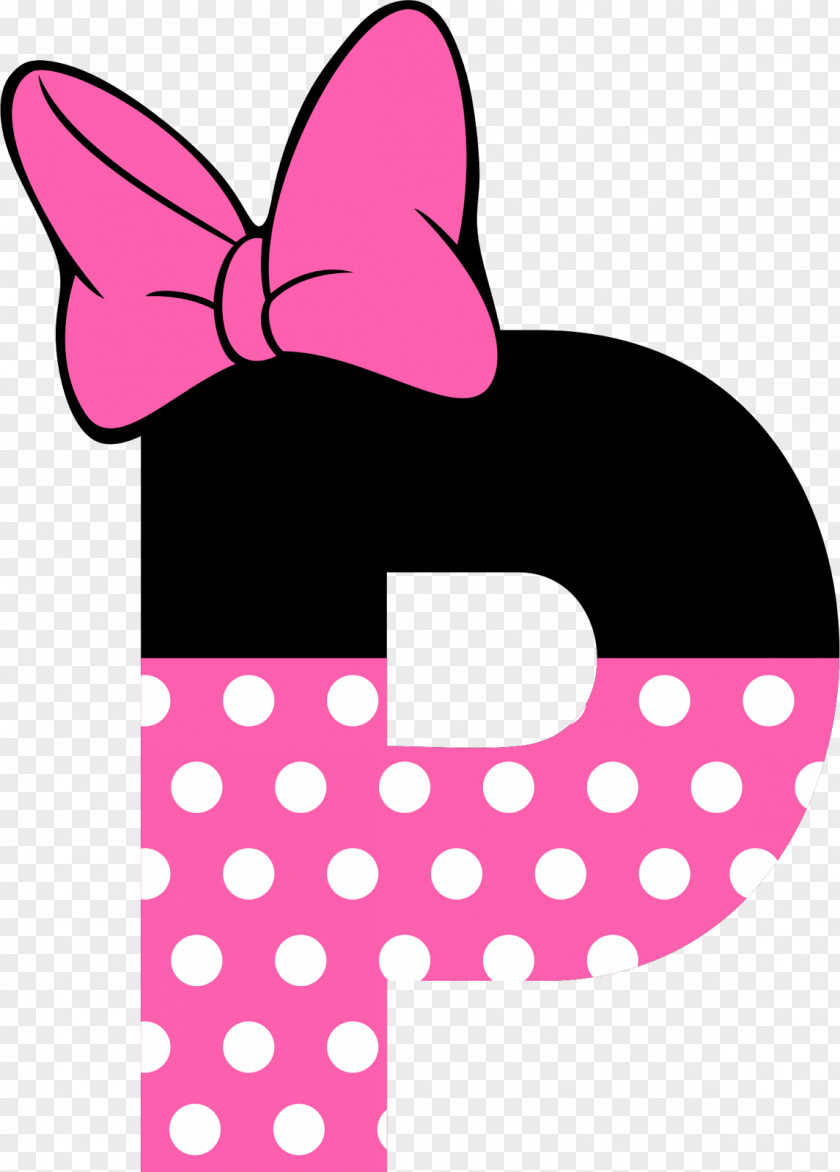 Minnie Mouse Mickey Letter PNG