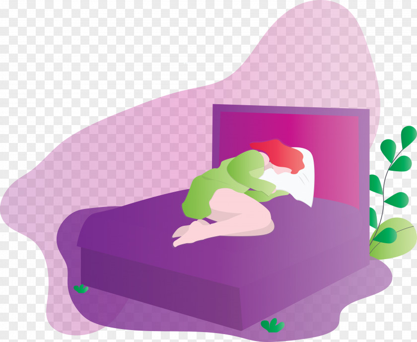 World Sleep Day Girl PNG