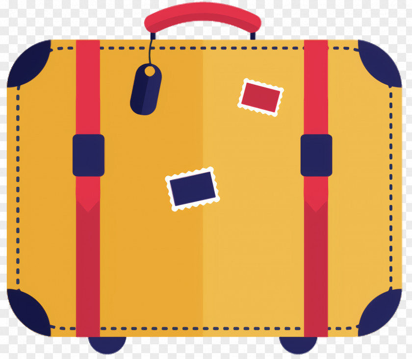 Hand Luggage Suitcase Cartoon PNG