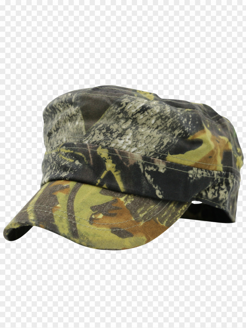 Jungle Baseball Cap Hat Knit Military PNG