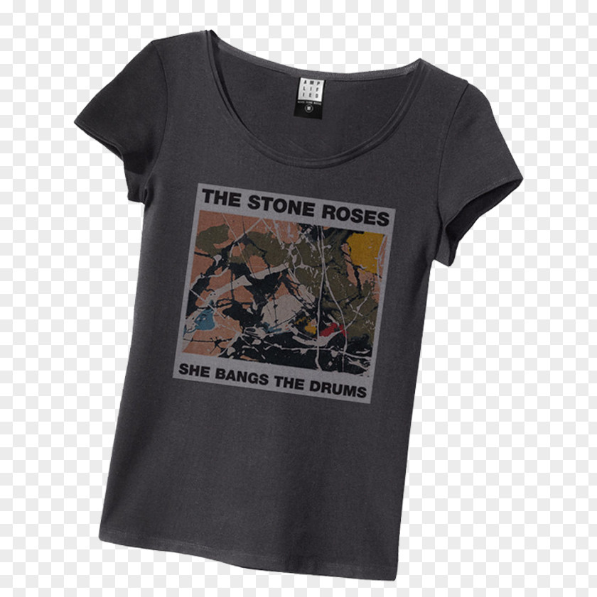T-shirt She Bangs The Drums Stone Roses Album PNG