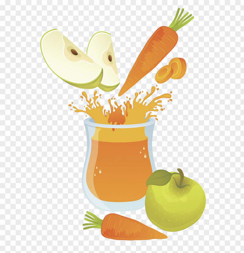 Carrot Apple Juice Fruit PNG