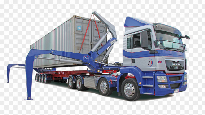 Fire Truck Sidelifter Car Transport Intermodal Container PNG