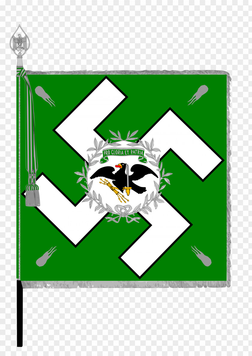 GG Carinhall 1st Fallschirm-Panzer Division Hermann Göring German Air Force Truppenfahne Second World War PNG