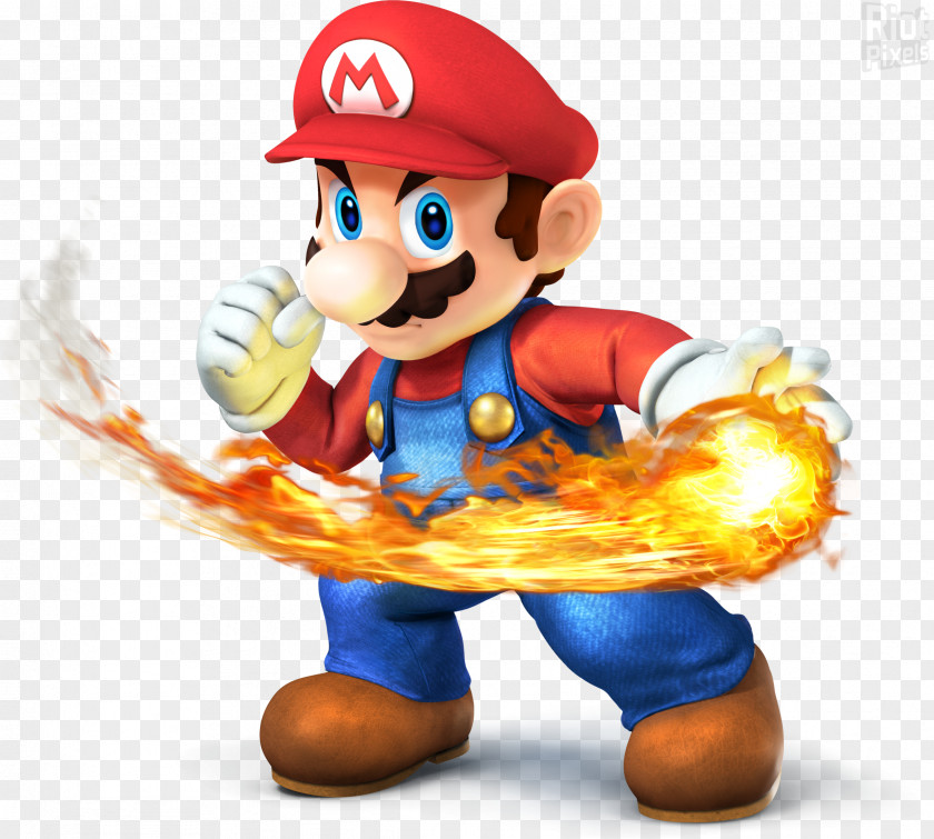 Mario Super Smash Bros. For Nintendo 3DS And Wii U New PNG