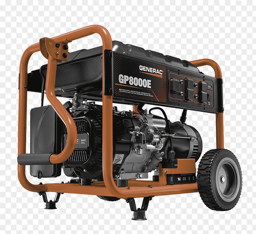 New Items Electric Generator Engine-generator Generac Power Systems GP8000E GP6500 PNG