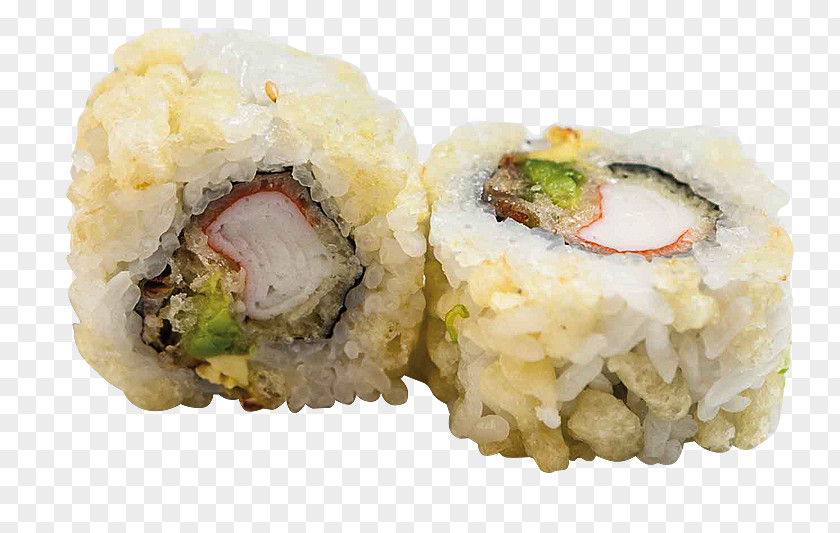 Pancake Rolled With Crisp Fritter California Roll Tempura Sushi Surimi Sashimi PNG