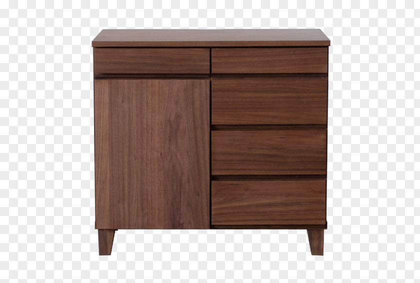 Walnut Bedside Tables Buffets & Sideboards Furniture Drawer PNG