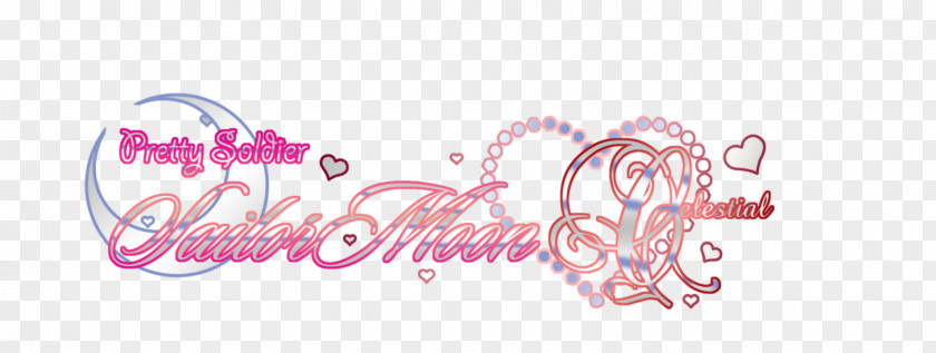 Gradient Font Logo Brand Pink M Sailor Moon PNG