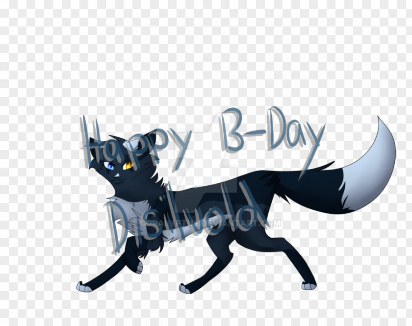 Happy B.day Cat Dog Character Canidae PNG